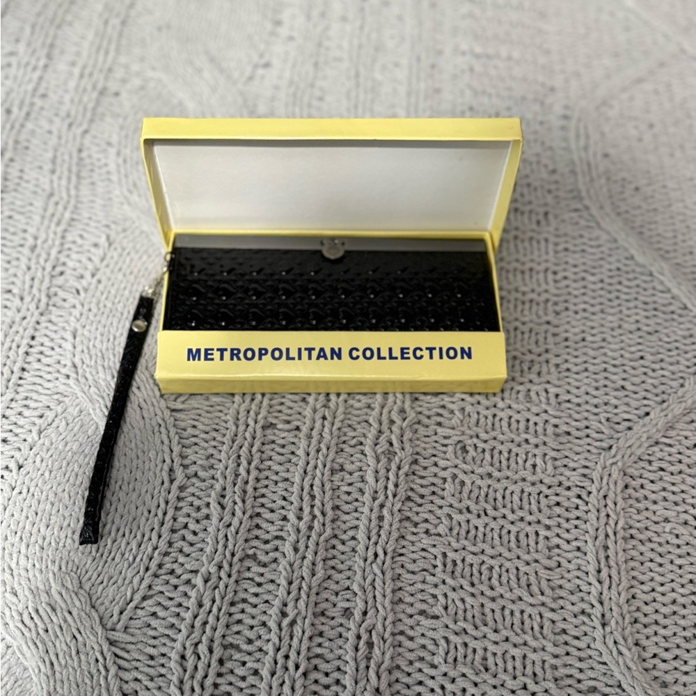 Elegant Black Beaded wallet